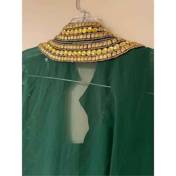 KoC Chiffon Women Kaftan Farasha Caftan Long Wedding Maxi Beach Dress One Size - Picture 7 of 7